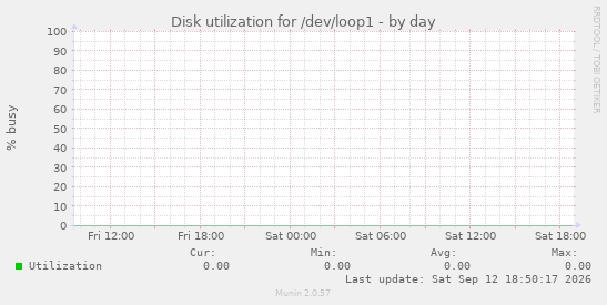 Disk utilization for /dev/loop1